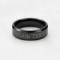 Promise Ring anniversary gift from wife or Girlfriend,  Engraved Ring for Boyfriend, Husband, Gift for Soulmate, Engagement present