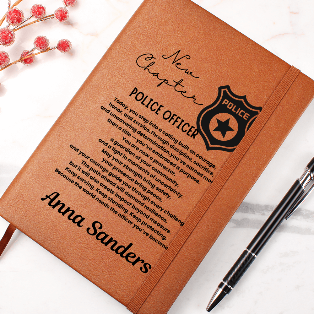 New chapter personalize police journal gift, academy graduation gift, police officer graduation, cop graduation, new police officer, police graduate gift, police academy graduation.