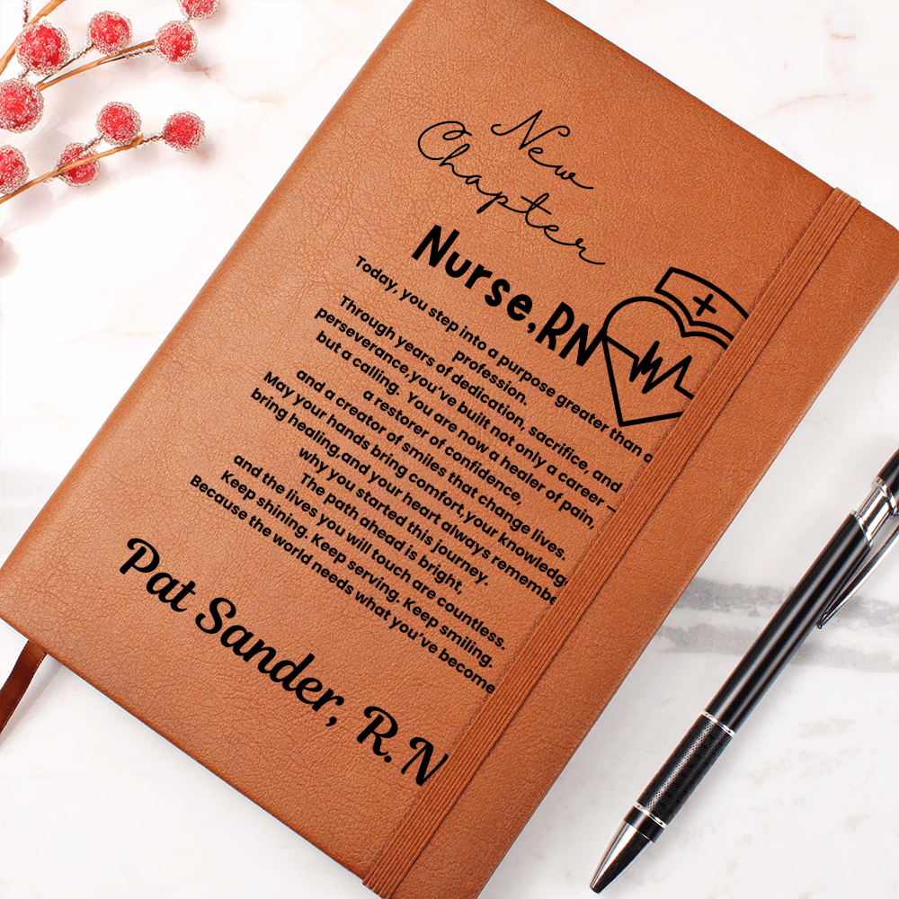 Custom Name nurse journal, nurse graduation pin gift, future nurse gift, nurse graduation gifts for her him, nurse graduating keepsake