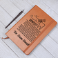 Personalized Leather vegan Dentist Journal, Future dentist gift, Dental Student gift, dental graduation gifts, Dental School gift, future dentist gift for him her