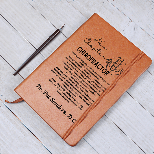 Custom name chiro journal, chiropractor graduation gift, chiropractor school, chiropractor gifts for him her, chiropractor student gift, graduation keepsake