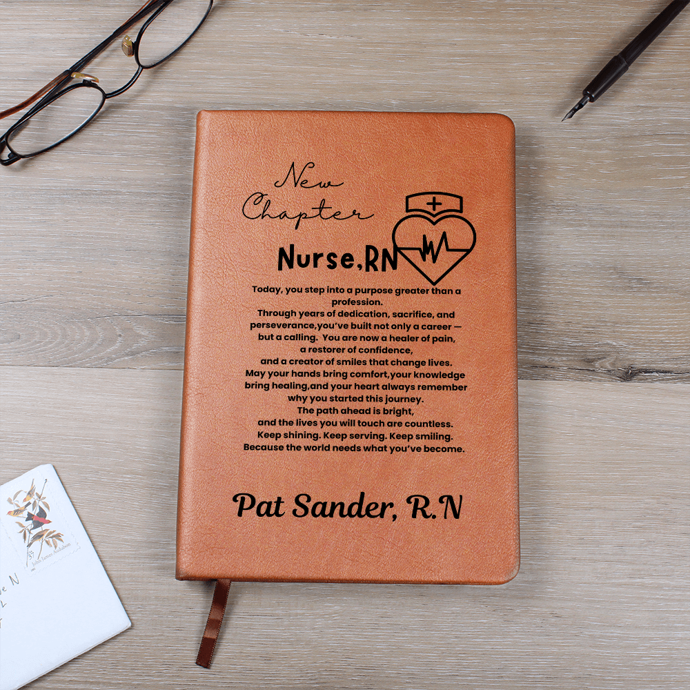 Custom Name nurse journal, nurse graduation pin gift, future nurse gift, nurse graduation gifts for her him, nurse graduating keepsake