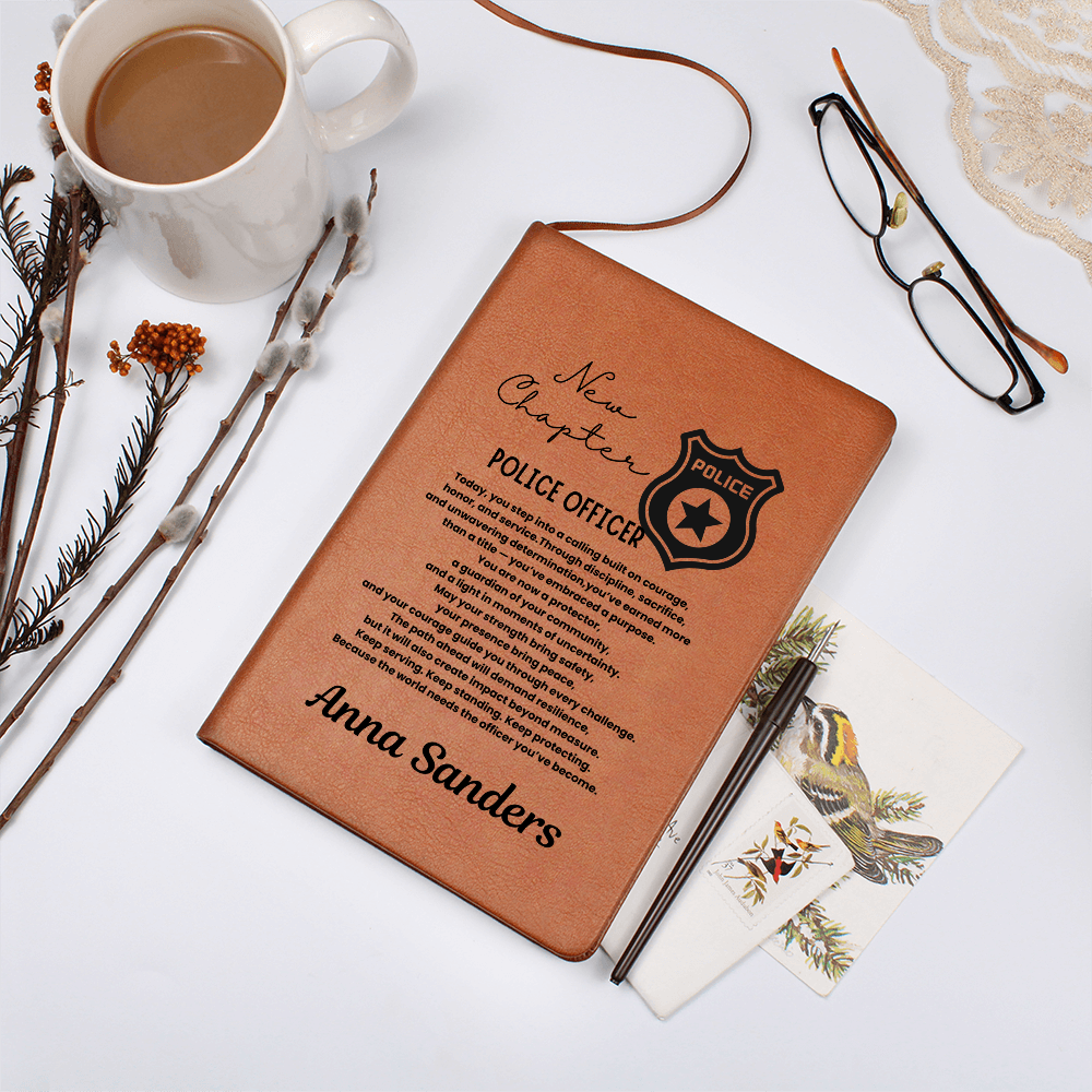 New chapter personalize police journal gift, academy graduation gift, police officer graduation, cop graduation, new police officer, police graduate gift, police academy graduation.