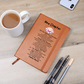 Personalized new chapter gift, Lotus Flower New Beginnings Journal Divorce gift Clean Slate gift New Job Gift Brackup gift for him her strength gift