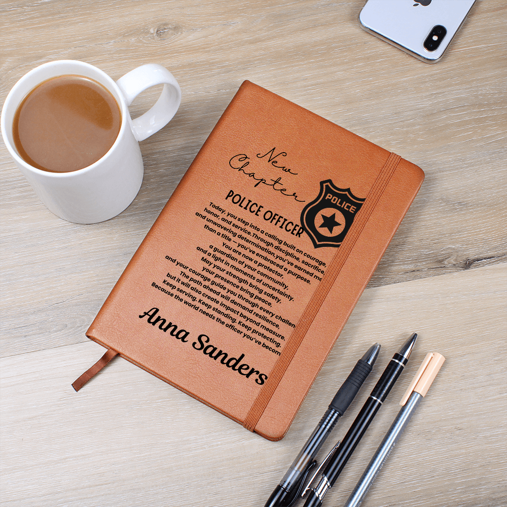 New chapter personalize police journal gift, academy graduation gift, police officer graduation, cop graduation, new police officer, police graduate gift, police academy graduation.