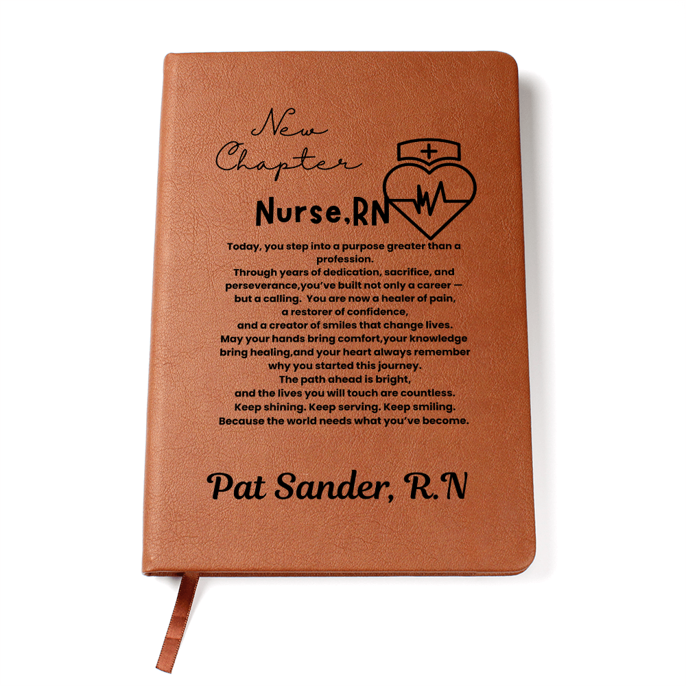 Custom Name nurse journal, nurse graduation pin gift, future nurse gift, nurse graduation gifts for her him, nurse graduating keepsake