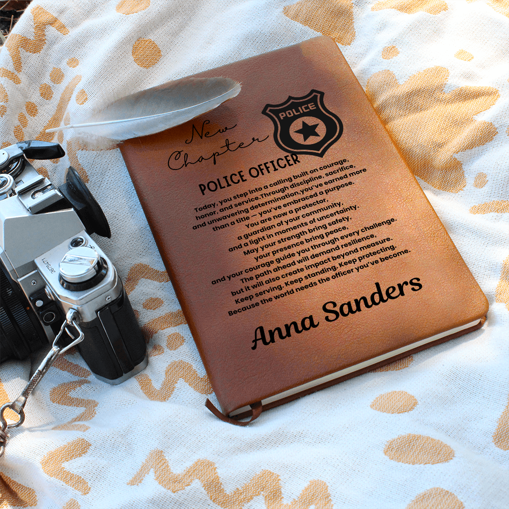 New chapter personalize police journal gift, academy graduation gift, police officer graduation, cop graduation, new police officer, police graduate gift, police academy graduation.