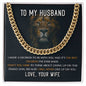 To My Husband - Best Decision - Cuban Necklace