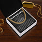 To My Soulmate - you are always in my mind and in my heart -  Cuban Chain Necklace