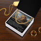 To My Amazing Son - Achieve The Impossible - Cuban Necklace