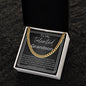 To My Talented Grandson - Always Remember - Cuban Necklace