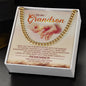 To My Grandson - I'm proud Of you - Cuban Necklace