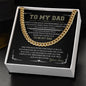 To My Dad - Always Be Loved - Cuban Necklace