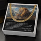 To My Amazing Son - Achieve The Impossible - Cuban Necklace