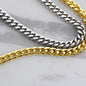 To my Soulmate - You are the missing piece of my soul - Cuban chain necklace.
