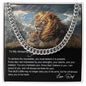 To My Amazing Son - Achieve The Impossible - Cuban Necklace