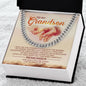 To My Grandson - I'm proud Of you - Cuban Necklace