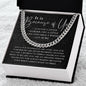 To My Brother - Because Of You - Cuban Necklace