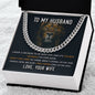 To My Husband - Best Decision - Cuban Necklace