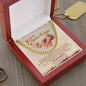 To My Grandson - I'm proud Of you - Cuban Necklace