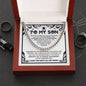 To my Son - I want you to know you are the light of my life - Cuban Chain Necklace.