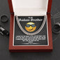 To My Bad Ass Brother - Cuban Necklace