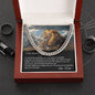 To My Amazing Son - Achieve The Impossible - Cuban Necklace
