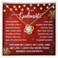 To my Soulmate - You are my light, my love, and my life - Love Knot Necklace.