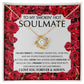 Smokin' Hot Soulmate - I'm Not Perfect - Love Knot Necklace