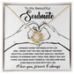 To my Beautiful Soulmate - Some day  when the pages of my life ends you will be one of the most beautiful chapter - Love Knot Necklace.