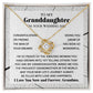 To My Granddaughter - On Your Wedding Day - Forever Love Necklace