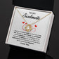 To my Soulmate - I can't imagine going through life without you by my side - Love Knot Necklace.