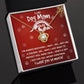 To my Dog Mom - I just want to protect you - Love Knot Necklace.