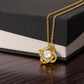 To Mom Meowy Christmas - I will never hurt you or betray you - Love Knot Necklace.
