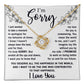 Wife gifts - My love for you is unwavering - Love Knot Necklace.