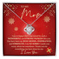 Mother gifts - I am so happy that I was raised by such a wonderful and strong women like you - Love Knot Necklace