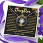 To My Daughter - You are the best thing I'v ever done with my life - Love Knot Necklace