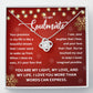 To my Soulmate - You are my light, my love, and my life - Love Knot Necklace.