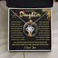 To My Daughter - You are the best thing I'v ever done with my life - Love Knot Necklace