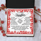 To my Daughter - You are a treasure, a git, and a source of endless joy - Love Knot Necklace