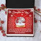 To My Daughter in law - The love and happiness you bring to my son's life are gifts measure - Love Knot Necklace.