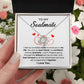 To my Soulmate - I can't imagine going through life without you by my side - Love Knot Necklace.