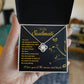 To My Soulmate - You are my always and forever - Love Knot Necklace.