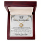 To My Bad Ass Granddaughter - I Wish You The Strength - Love Knot Necklace