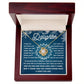 To my Daughter - May you be heard for your voice and seen for your mind - Love Knot Necklace