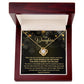 To My daughter  - Get your Sparkle on and show this world where you belong - Love Knot Necklace.