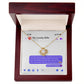 To My Lovely Wife - Love You Always & Forever - Love Knot Necklace