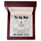 To my Wife - I may not get to hold you through the night - LED Acrylic Plaque