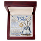 To My Wife - My heart Belongs To You - Love Knot Necklace .