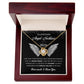Memory gifts - Our Time will be a Treasure Memory - Love Knot Necklace